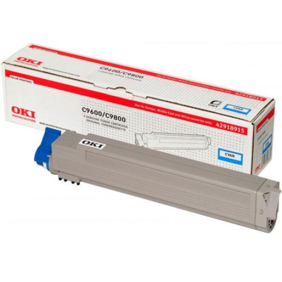 OKI 42918915 Mavi Orjinal Toner - C9600 / C9800 T7605 OKI 42918915 Mavi Orjinal Toner - C9600 / C9800 T7605