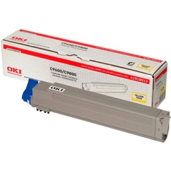 OKI 42918961 Sarı Orjinal Toner - C9600 / C9800 T6988