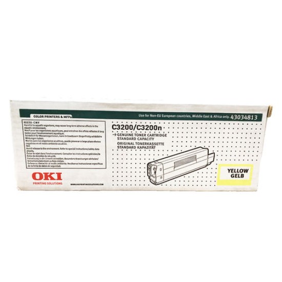 OKI 43034813 Sarı Orjinal Toner - C3200 T5123 OKI 43034813 Sarı Orjinal Toner - C3200 T5123