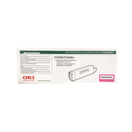 OKI 43034814 Kırmızı Orjinal Orjinal Toner - C3200 T5131 OKI 43034814 Kırmızı Orjinal Orjinal Toner - C3200 T5131