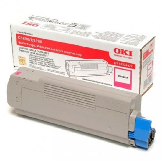 OKI 43324422 Kırmızı Orjinal Toner - C5800 / C5900 T6489 OKI 43324422 Kırmızı Orjinal Toner - C5800 / C5900 T6489