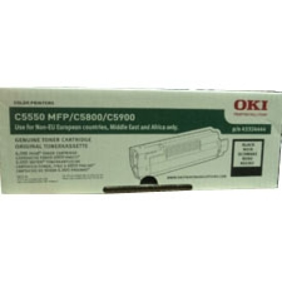 OKI 43324444 Siyah Orjinal Toner - C5550 / C5800 T5196 OKI 43324444 Siyah Orjinal Toner - C5550 / C5800 T5196