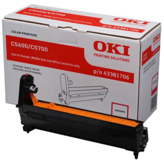OKI 43381706 Kırmızı Orjinal Drum Ünitesi - C5600 / C5700 T6903 OKI 43381706 Kırmızı Orjinal Drum Ünitesi - C5600 / C5700 T6903