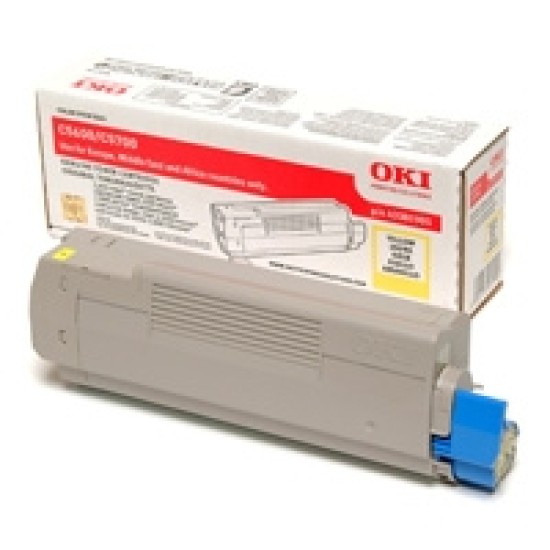 OKI 43381921 Sarı Orjinal Toner - C5600 / C5700 T5465 OKI 43381921 Sarı Orjinal Toner - C5600 / C5700 T5465