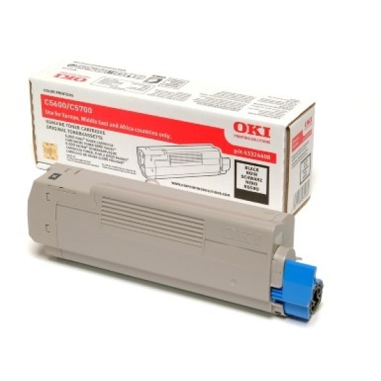 OKI 43384440 Siyah Orjinal Toner - C5600 / C5700 T3248 OKI 43384440 Siyah Orjinal Toner - C5600 / C5700 T3248