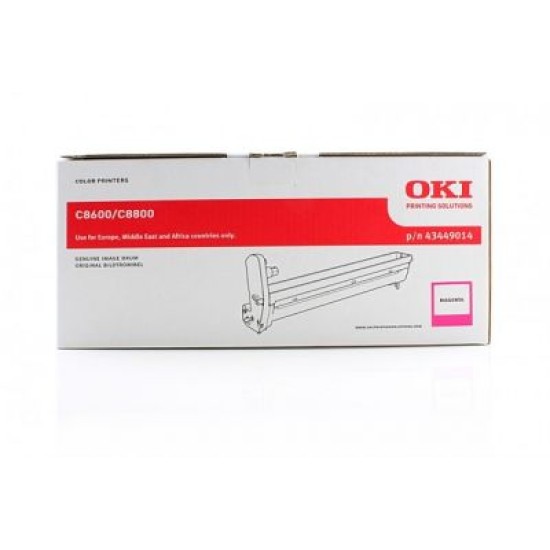 OKI 43449014 Kırmızı Orjinal Drum Ünitesi - C8600 / C8800 T3423 OKI 43449014 Kırmızı Orjinal Drum Ünitesi - C8600 / C8800 T3423