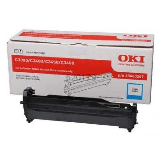 OKI 43460207 Mavi Orjinal Drum Ünitesi - C3300/ C3400 T4299 OKI 43460207 Mavi Orjinal Drum Ünitesi - C3300/ C3400 T4299