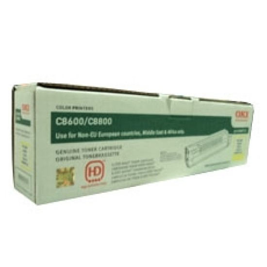 OKI 43487721 Sarı Orjinal Toner - C8600 / C8800 T5121