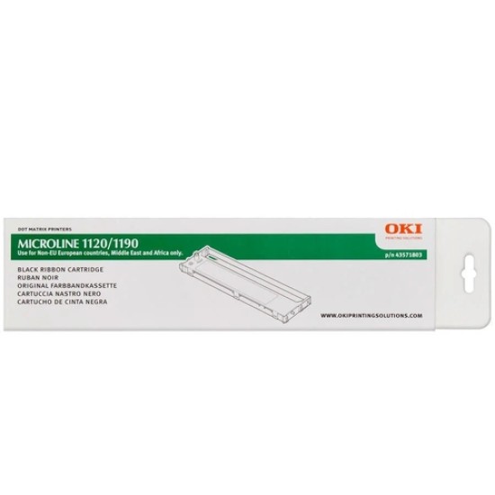 OKI 43571803 Siyah Orjinal Şerit - ML-1120 / ML-1190 T6234 OKI 43571803 Siyah Orjinal Şerit - ML-1120 / ML-1190 T6234