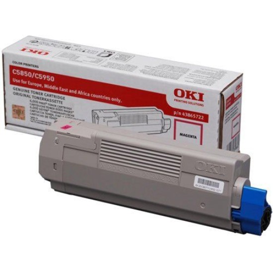 OKI 43865722 Kırmızı Orjinal Toner - C5850 / C5950 T12190 OKI 43865722 Kırmızı Orjinal Toner - C5850 / C5950 T12190