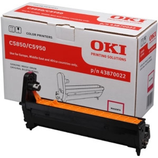 OKI 43870022 Kırmızı Orjinal Drum Ünitesi - C5850 / C5950 T4286 OKI 43870022 Kırmızı Orjinal Drum Ünitesi - C5850 / C5950 T4286