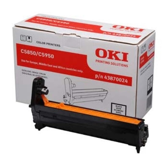OKI 43870024 Siyah Orjinal Drum Ünitesi - C5850 / C5950 T4351 OKI 43870024 Siyah Orjinal Drum Ünitesi - C5850 / C5950 T4351