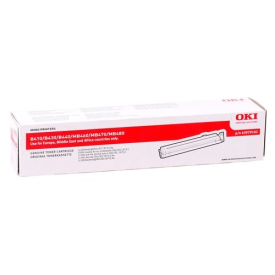 OKI 43979102 Orjinal Toner - B410 / B430 T12008 OKI 43979102 Orjinal Toner - B410 / B430 T12008