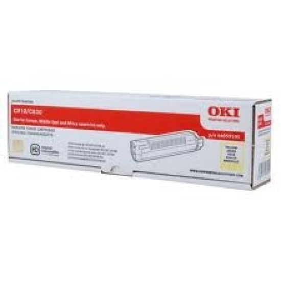 OKI 44059117 Sarı Orjinal Toner - C810 / C830 T4497 OKI 44059117 Sarı Orjinal Toner - C810 / C830 T4497