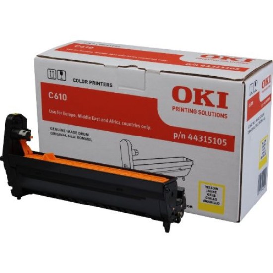 OKI 44315105 Sarı Orjinal Drum Ünitesi - C610 T7287 OKI 44315105 Sarı Orjinal Drum Ünitesi - C610 T7287