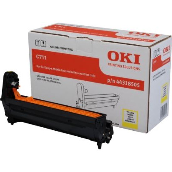 OKI 44318505 Sarı Orjinal Drum Ünitesi - C711 T3925 OKI 44318505 Sarı Orjinal Drum Ünitesi - C711 T3925