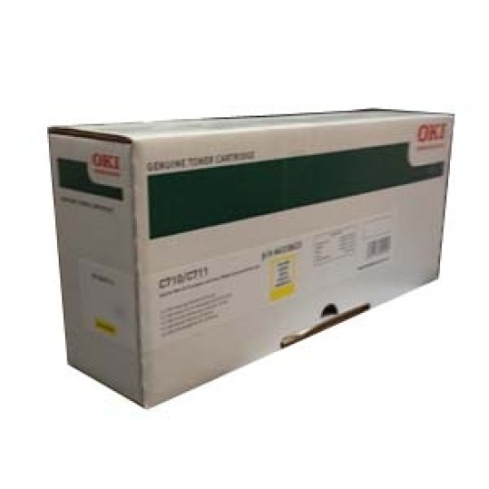 OKI 44318621 Sarı Orjinal Toner - C710 / C711 T4695 OKI 44318621 Sarı Orjinal Toner - C710 / C711 T4695
