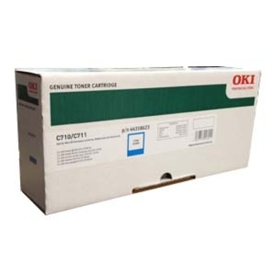 OKI 44318623 Mavi Orjinal Toner - C710 / C711 T4694 OKI 44318623 Mavi Orjinal Toner - C710 / C711 T4694