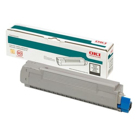 OKI 44844628 Siyah Orjinal Toner - C822 T16643 OKI 44844628 Siyah Orjinal Toner - C822 T16643