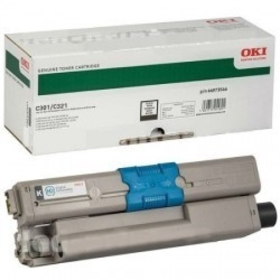 OKI 44973544 / 44973536 Siyah Orjinal Toner - C301 / C321 T3261 OKI 44973544 / 44973536 Siyah Orjinal Toner - C301 / C321 T3261