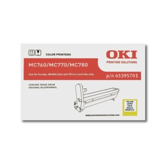 OKI 45395701 Sarı Orjinal Drum Ünitesi - MC760 / MC770 T7295 OKI 45395701 Sarı Orjinal Drum Ünitesi - MC760 / MC770 T7295