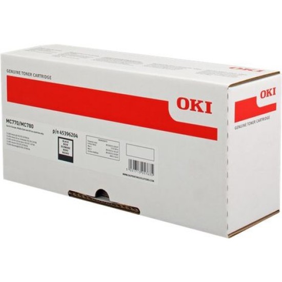 OKI 45396204 Siyah Orjinal Toner - MC770 / MC780 T7520 OKI 45396204 Siyah Orjinal Toner - MC770 / MC780 T7520
