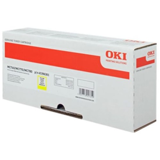 OKI 45396301 Sarı Orjinal Toner - MC760 / MC770 T11526 OKI 45396301 Sarı Orjinal Toner - MC760 / MC770 T11526