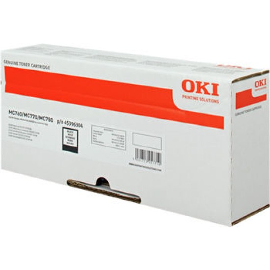 OKI 45396304 Siyah Orjinal Toner - MC760 / MC770 T11216 OKI 45396304 Siyah Orjinal Toner - MC760 / MC770 T11216