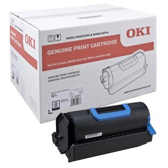 OKI 45439002 Siyah Orjinal Toner - B731 / MB770 T6996 OKI 45439002 Siyah Orjinal Toner - B731 / MB770 T6996