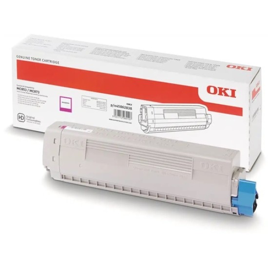 OKI 45862838 Kırmızı Orjinal Toner - MC853 / MC873 OKI 45862838 Kırmızı Orjinal Toner - MC853 / MC873