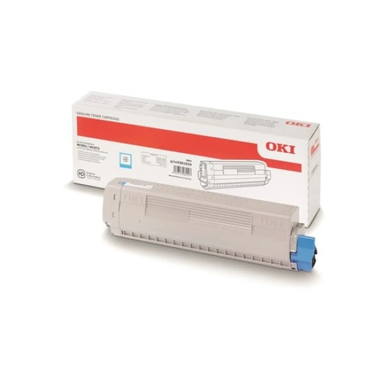 OKI 45862839 Mavi Orjinal Toner - MC853 / MC873 OKI 45862839 Mavi Orjinal Toner - MC853 / MC873