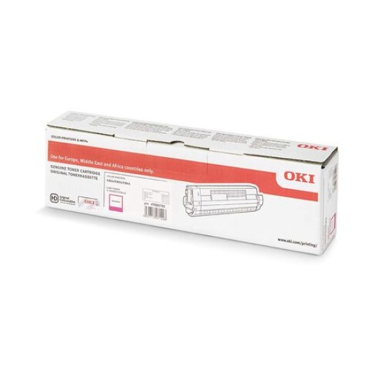 OKI 47095702 Kırmızı Orjinal Toner - C824DN / C834DNW T15212 OKI 47095702 Kırmızı Orjinal Toner - C824DN / C834DNW T15212