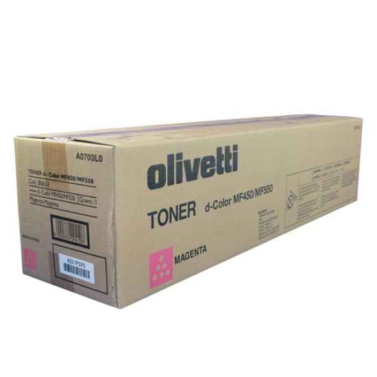 Olivetti A0703L0 Kırmızı Orjinal Toner - d-color MF450 / MF550 B0653 Olivetti A0703L0 Kırmızı Orjinal Toner - d-color MF450 / MF550 B0653