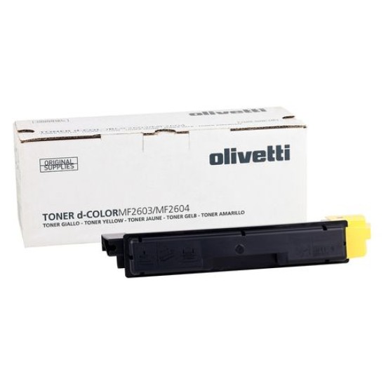 Olivetti D-Color MF2603, MF2604, MF2614, P2026 Sarı Orjinal Toner B0949 T11497 Olivetti D-Color MF2603, MF2604, MF2614, P2026 Sarı Orjinal Toner B0949 T11497