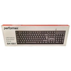 Performax SK1001 Kablolu Siyah Q Klavye T15742