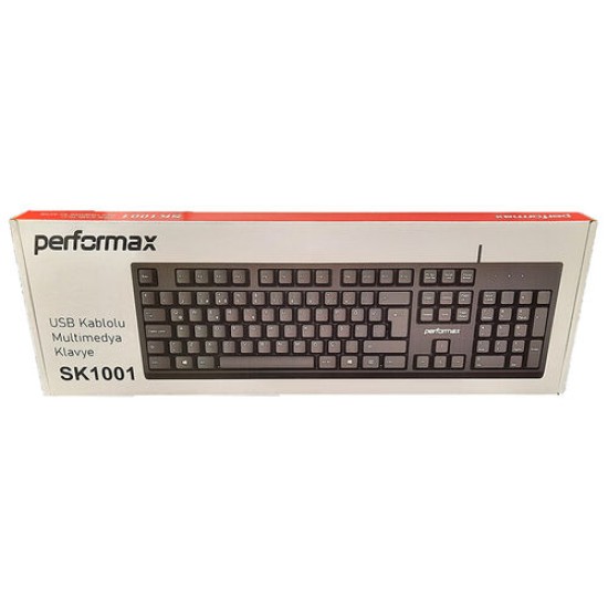 Performax SK1001 Kablolu Siyah Q Klavye T15742 Performax SK1001 Kablolu Siyah Q Klavye T15742