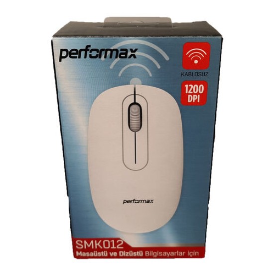 Performax SMK012 Kablosuz Beyaz Optik Mouse T15749 Performax SMK012 Kablosuz Beyaz Optik Mouse T15749