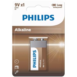 Philips 6LR61A1B/10 Power Alkaline Pil 9V Philips 6LR61A1B/10 Power Alkaline Pil 9V