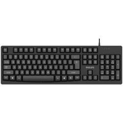 Philips K214 Siyah USB Q Multimedia Klavye SPK6214 T15522 Philips K214 Siyah USB Q Multimedia Klavye SPK6214 T15522