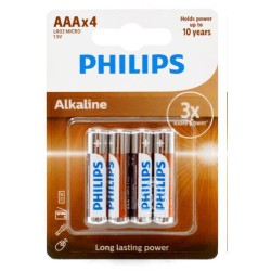 Philips LR03A12S/10 Alkaline Pil AAA 12Li 6x2 Philips LR03A12S/10 Alkaline Pil AAA 12Li 6x2