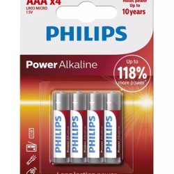 Philips LR03P4B/10 Power Alkaline Pil AAA Philips LR03P4B/10 Power Alkaline Pil AAA