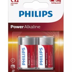 Philips LR14P2B Power Alkaline Pil C Orta Boy Philips LR14P2B Power Alkaline Pil C Orta Boy