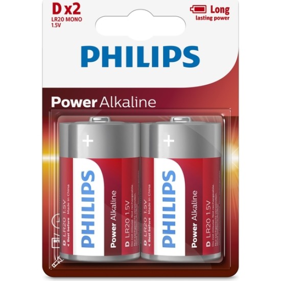 Philips LR20P2B/05 Power Alkaline Pil D Boy Philips LR20P2B/05 Power Alkaline Pil D Boy