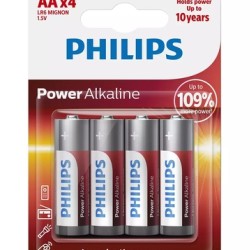 Philips LR6P4B/10 Power Alkaline Pil AA Philips LR6P4B/10 Power Alkaline Pil AA