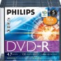 Philips Mini DVD-R 1.4GB 1-4x 5'li T16196