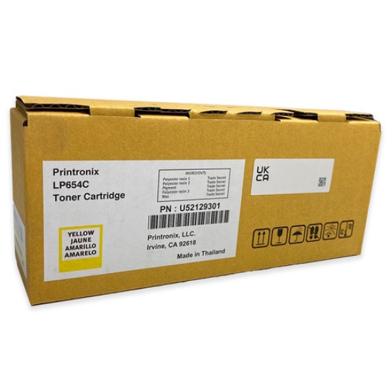 Printronix LP654C Sarı Orjinal Toner 6K - U52129301 Printronix LP654C Sarı Orjinal Toner 6K - U52129301