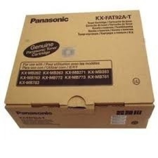 Panasonic KX-FAT92A-T Orjinal Toner 3lü Paket - KX-MB262 / KX-MB771 T4485 Panasonic KX-FAT92A-T Orjinal Toner 3lü Paket - KX-MB262 / KX-MB771 T4485
