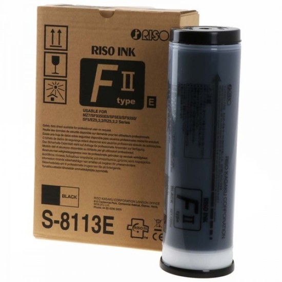 Riso S-8113E Siyah Orjinal Mürekkep - RZ 200 / EZ-590 Riso S-8113E Siyah Orjinal Mürekkep - RZ 200 / EZ-590