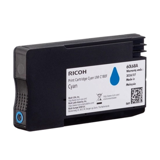 Ricoh 408518 Mavi Orjinal Kartuş - IJM C180F Ricoh 408518 Mavi Orjinal Kartuş - IJM C180F