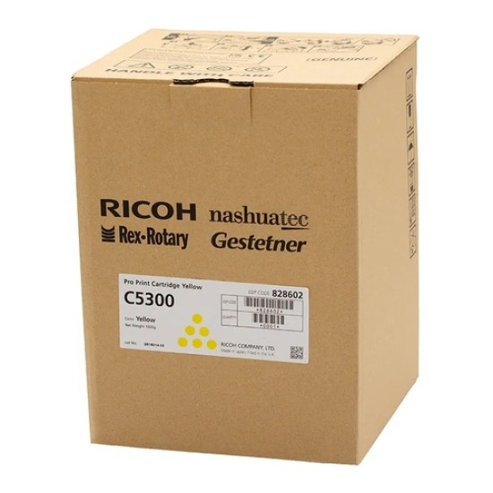Ricoh 828602 Sarı Orjinal Toner - Pro C5300s / Pro C5310s Ricoh 828602 Sarı Orjinal Toner - Pro C5300s / Pro C5310s